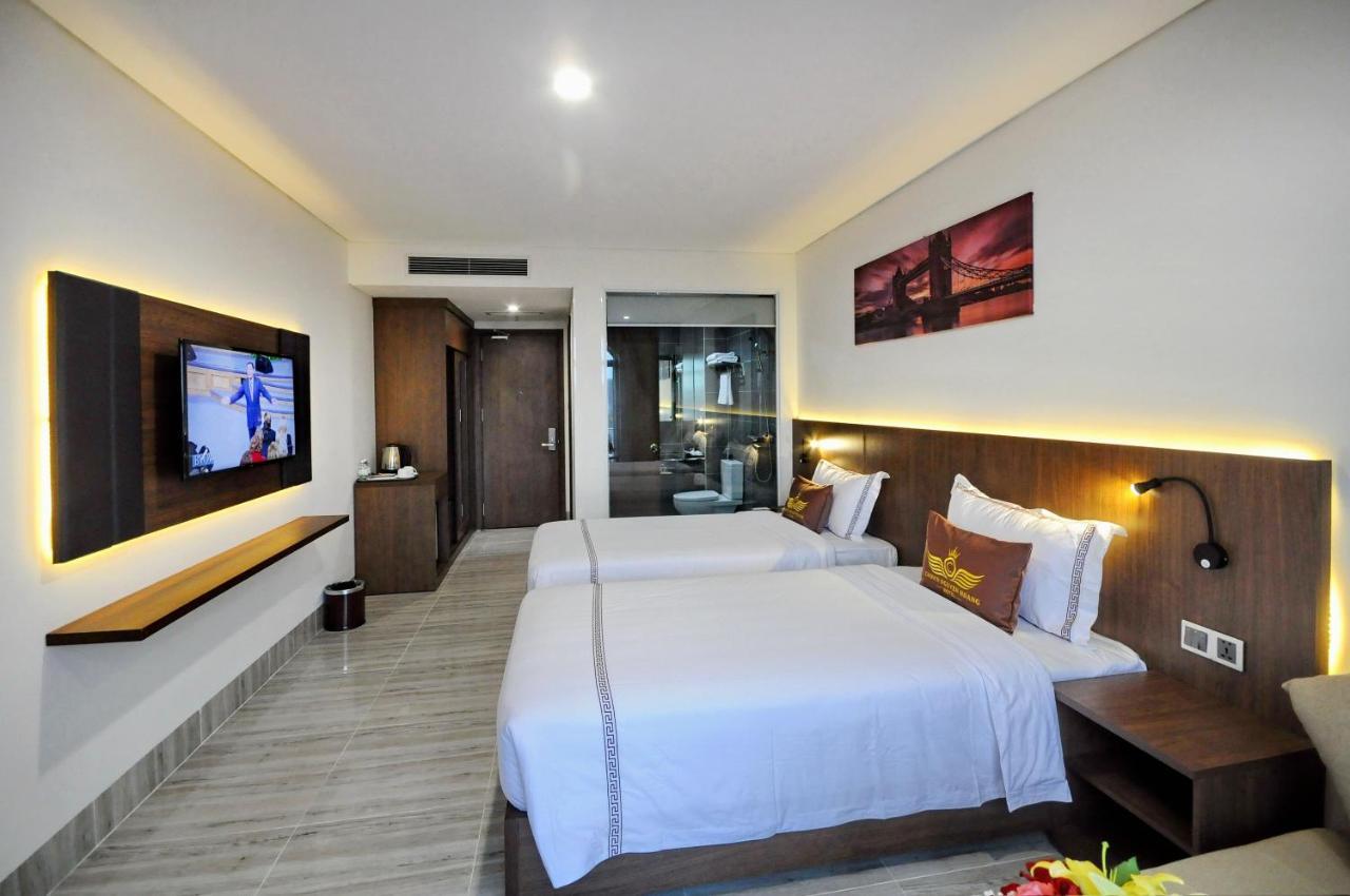 Crown Nguyen Hoang Hotel Nha Trang Bagian luar foto