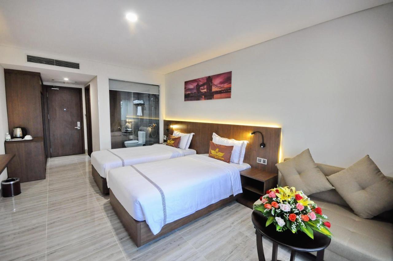 Crown Nguyen Hoang Hotel Nha Trang Bagian luar foto